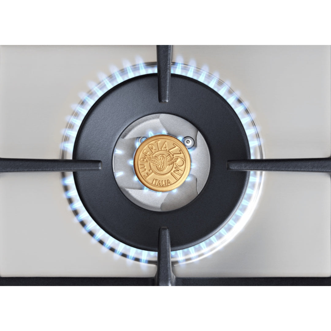 BERTAZZONI PROFESSIONAL P604LPROX Piano Cottura 4 Fuochi Gas Inox Tripla Corona cm. 60 x 52
