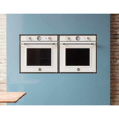 F.LLI BERTAZZONI HERITAGE F605HEREKAX Forno Elettrico da Incasso 76L Avorio e Inox cm. 60 x 60