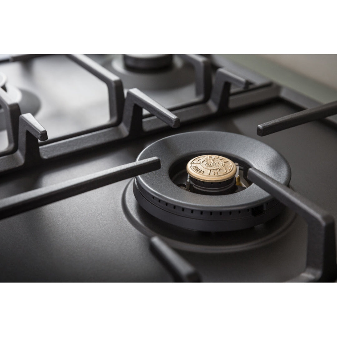 F.LLI BERTAZZONI PROFESSIONAL P755CPROX Piano Cottura 5 Fuochi Gas Inox cm. 75 x 52