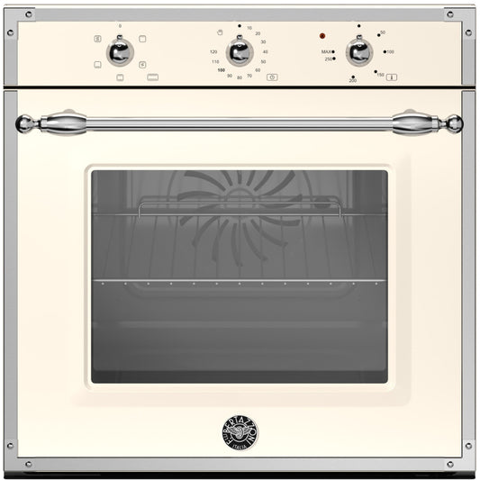 F.LLI BERTAZZONI HERITAGE F605HEREKAX Forno Elettrico da Incasso 76L Avorio e Inox cm. 60 x 60