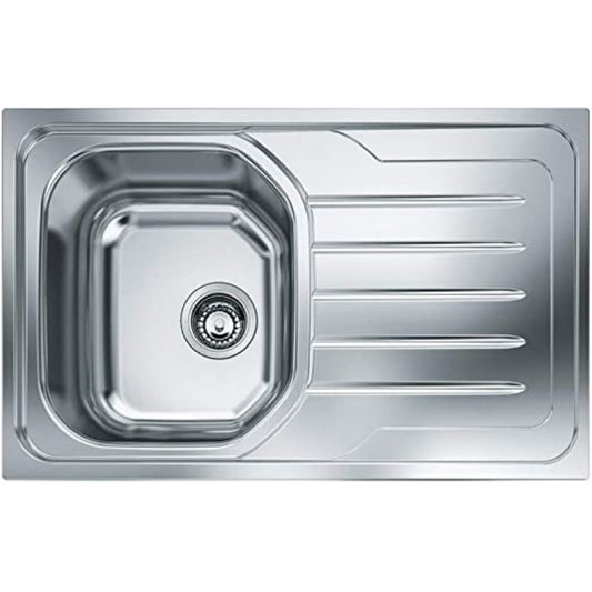 FRANKE ONDA LINE 101.0564.773 Lavello da Incasso Inox 1 Vasca Sinistra cm. 79 x 50