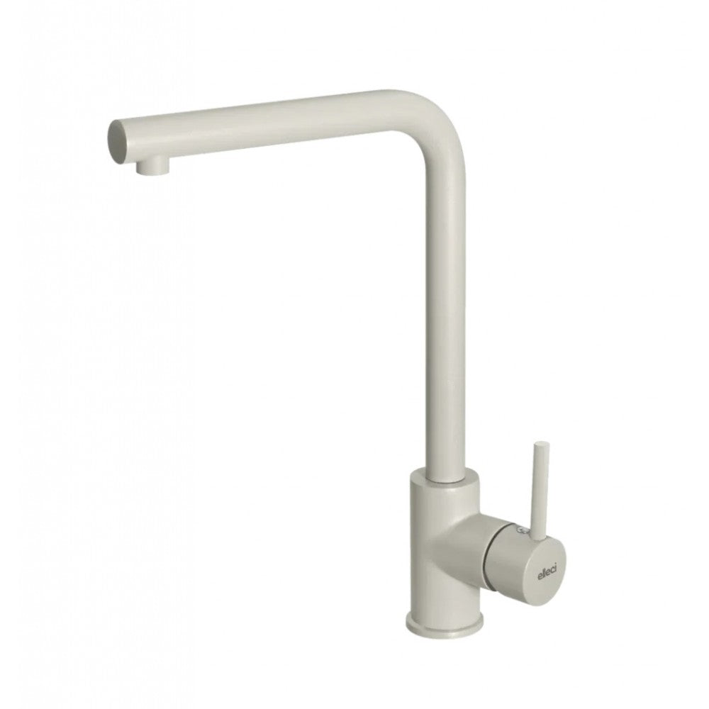 ELLECI TRAIL MGKTRA39 Miscelatore Monocomando Cucina Canna Girevole Bianco Soft