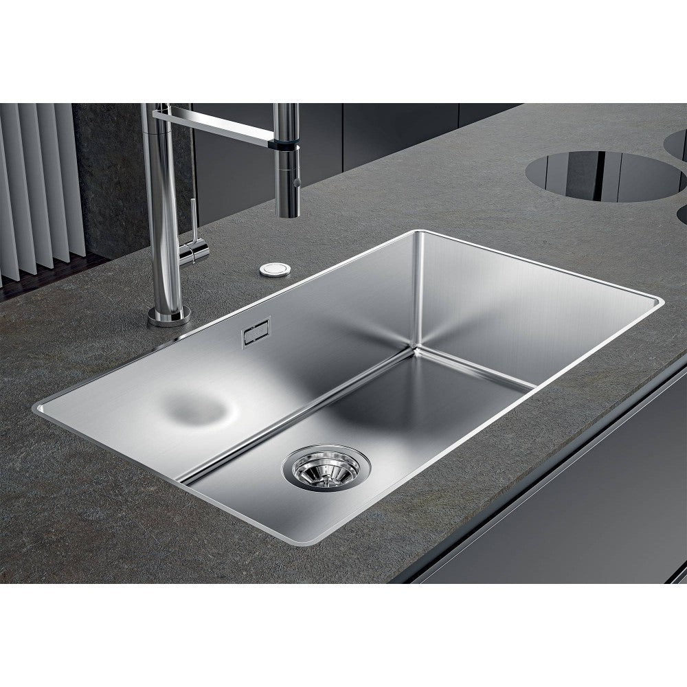 Foster Phantom 4340001 Lavello da Incasso Sopratop - Filotop 1 Vasca Acciaio Inox mm. 416 x 416