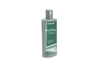 FOSTER 8331000 Crema Detergente per Acciaio Inox Steel Clean 250 ml Lucidante Rimuove Macchie Aloni e Sporco Ostinato Biodegradabile 90%
